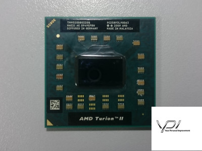 Процесор AMD Turion II M520, TMM520DB022GQ, 1x256 КБ, 2x1 МБ кеш-пам'яті, тактова частота 2,30 ГГц, Socket S1G3, б/в
