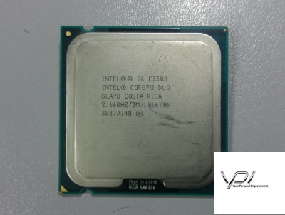Процесор Intel Core 2 Duo E7300, SLAPB, 3 МБ кеш-пам'яті, тактова частота 2,66 ГГц, Socket LGA775, б/в