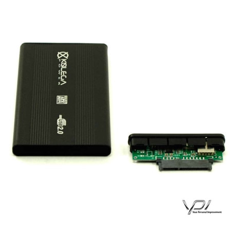 Зовнішній карман для HDD SATA 2.5&quot; USB 2.0 (алюміневий) Kolega-Power
