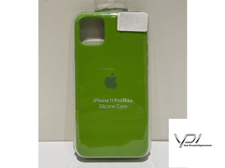 Silicone Case Full Cover iPhone 11 Pro Max Green