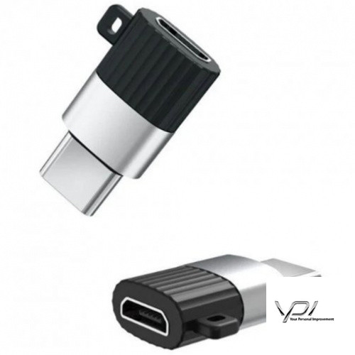 Перехідник XO NB149A Type-C - MicroUSB (Чорний)