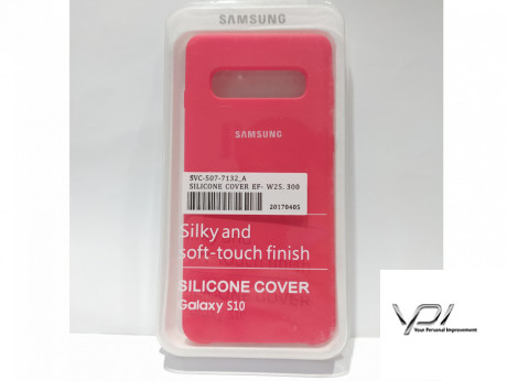 Silicone Case for Samsung S10  Red (14)