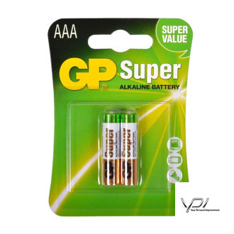Батарейка AAA (LR-3) GP Super (24A-U2) (1шт)