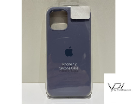 Чохол Silicone Case iPhone 12/12 Pro + Світло сірий