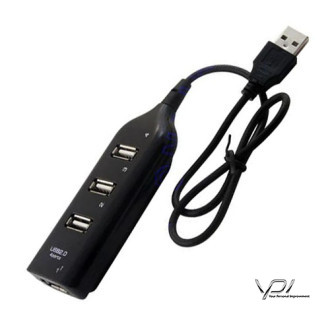 USB HUB SY-H003 hi-speed 4 USB 2.0 (Чорний)