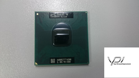 Процесор Intel Pentium T4200, SLGJN, 1 МБ кеш-пам'яті, тактова частота 2,00 ГГц, Socket PGA478, б/в