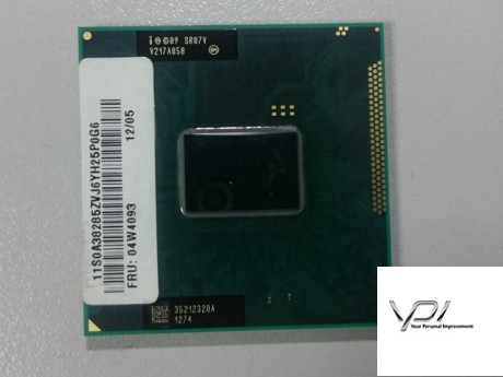 Процесор Intel Pentium B960, SR07V, 2 МБ кеш-пам'яті, тактова частота 2,20 ГГц, Socket PGA988, FCPGA988, б/в