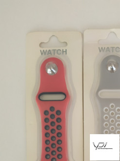 Ремінець 42mm Apple Watch Silicone перфорація два кольори