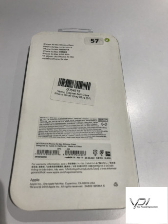 Чехол Original Soft Case iPhone Xmax Gray Blue (57)
