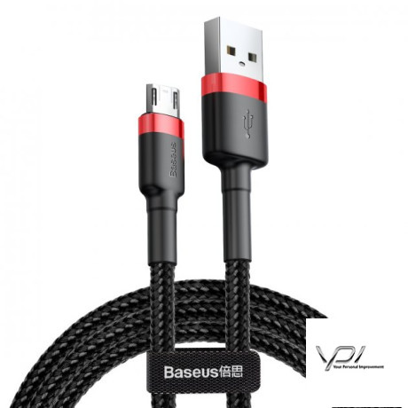 USB Cable Baseus Cafule MicroUSB (CAMKLF-B91) Black/Red 1m