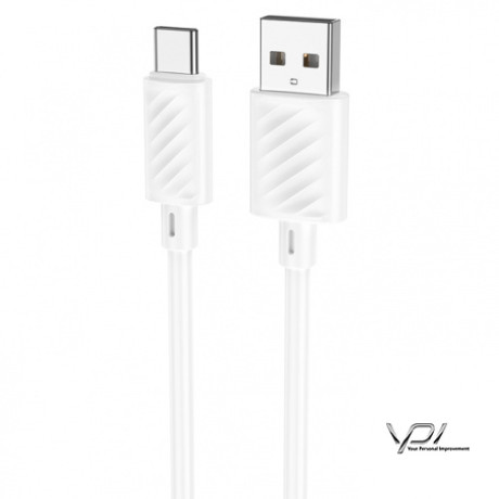 Кабель Hoco X88 Gratifield USB - Type-C 3A/1m (Білий)