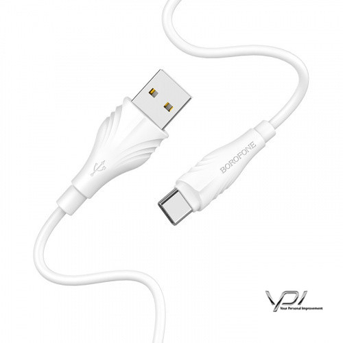 Кабель Borofone BX18 USB - Type-C 2m (Білий)