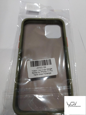 Чохол Totu Copy Gingle Series for iPhone 11 Pro Dark Green+Orange