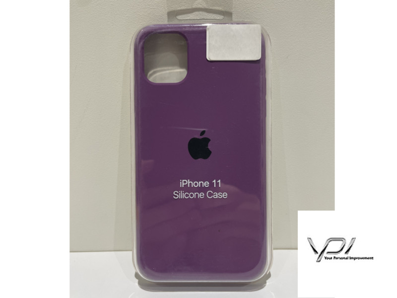 Silicone Case Full Cover iPhone 11 Purple
