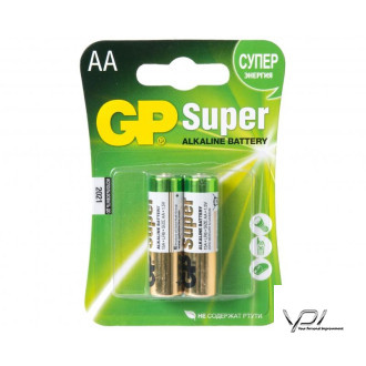 Батарейка AA (LR-6) GP Super (15A-U2) (1шт)