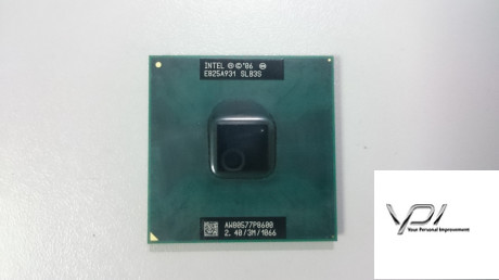 Процесор Intel Core 2 Duo P8600, SLB3S, 3 МБ кеш-пам'яті, тактова частота 2,40 ГГц, Socket BGA479, PGA478, б/в