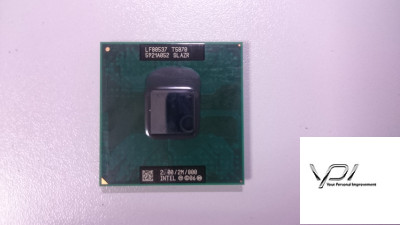 Процесор Intel Core 2 Duo T5870, SLAZR, 2 МБ кеш-пам'яті, тактова частота 2,00 ГГц, Socket  PGA478, б/в