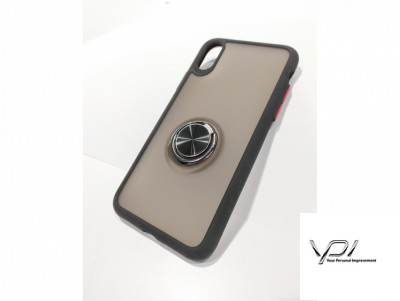 Чохол Totu Copy Ring Case iPhone X/XS Black+Red
