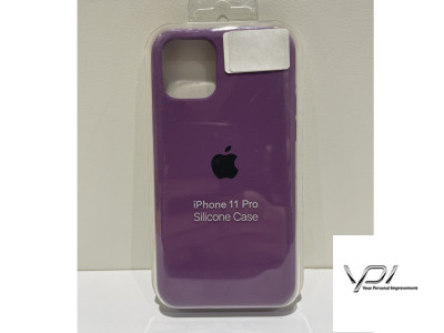 Silicone Case Full Cover iPhone 11 Pro purple