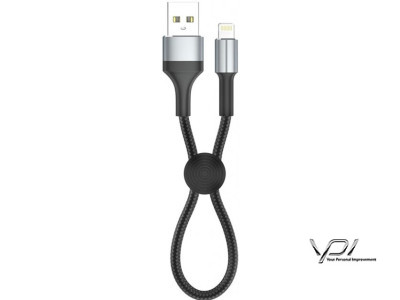 USB Cable Gelius Pro Short GP-UC107 Lightning (0.2m) Black (12 мес)