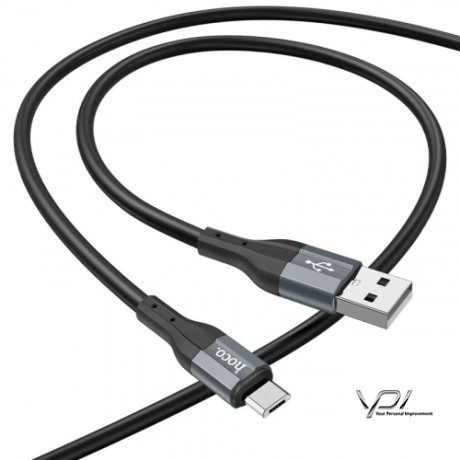 Кабель Hoco X72 USB - MicroUSB 2.4A/1m (Чорний)