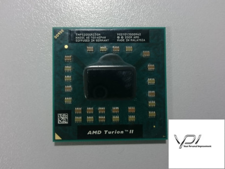 Процесор AMD Turion II P520, TMP520SGR23GM, 1x256 КБ, 2x2 МБ кеш-пам'яті, тактова частота 2,30 ГГц, Socket S1G4, б/в