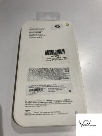Чехол Original Soft Case iPhone XR Sun Yellow (55)