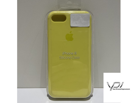 Накладка Original silicon case Apple Iphone 7/8 yellow