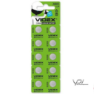 Батарейка Videx AG13 (1шт)