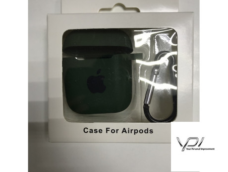 Чохол Silicone case for AirPods dark-green