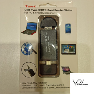 USB/OTG card reader black big