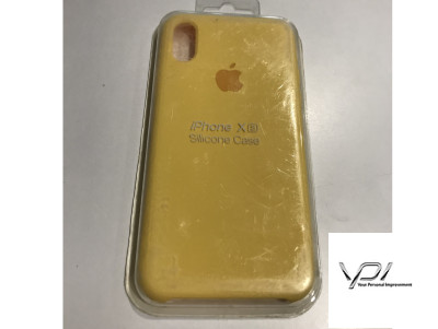 Чехол Original Soft Case iPhone X/XS Yellow (4)