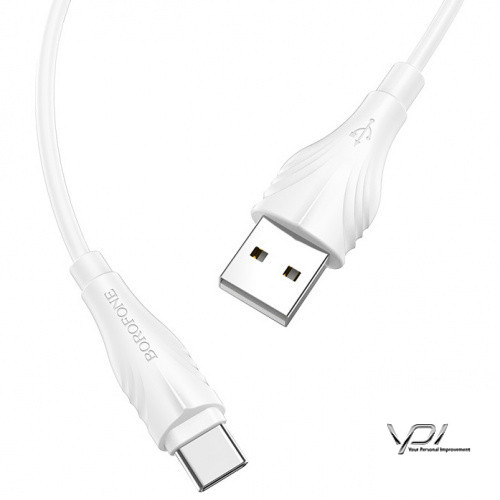 Кабель Borofone BX18 USB - Type-C 2m (Білий)