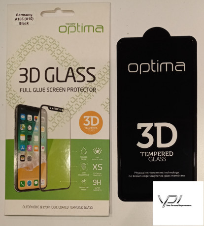 Захисне скло Optima 3D for Samsung A105 (A10) Black