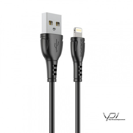 Кабель Borofone BX51 USB - Lightning 2.4A/1m (Чорний)