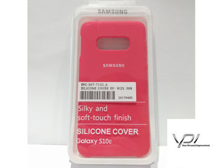 Silicone Case for Samsung S10e  Red (14)