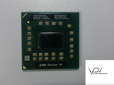 Процесор AMD Turion II P560, TMP560SGR23GM, 1x256 КБ, 2x2 МБ кеш-пам'яті, тактова частота 2,50 ГГц, Socket S1G4, б/в