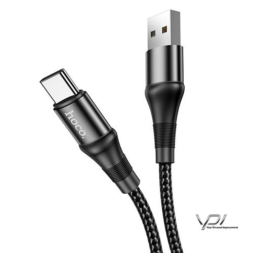 Кабель Hoco X50 Excellent USB - Type-C 3.0A/1m (Чорний)