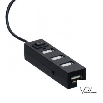 USB Hub RS021 / 4USB (Чорний)