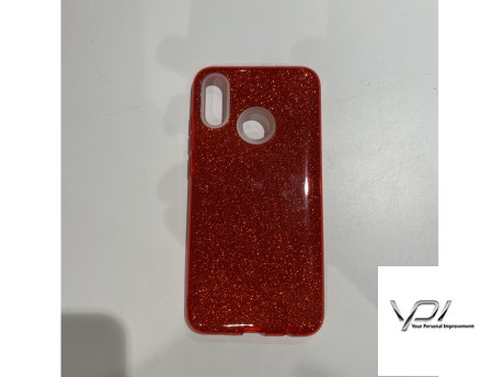 Remax Glitter Silicon Case Huawei P Smart (2019) Red
