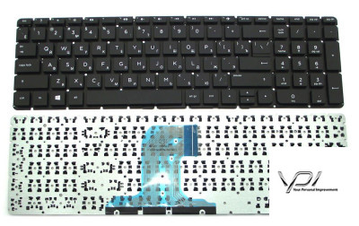 Клавіатура для ноутбука HP (250 G4, 255 G4 series) rus, black, без фрейма