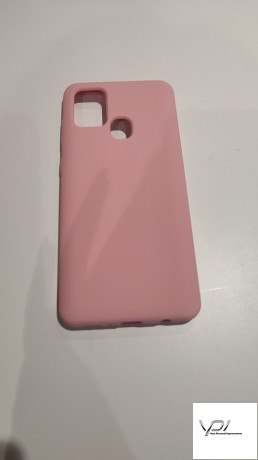 WAVE Full Silicone Cover Samsung Galaxy A21s світо-рожевий