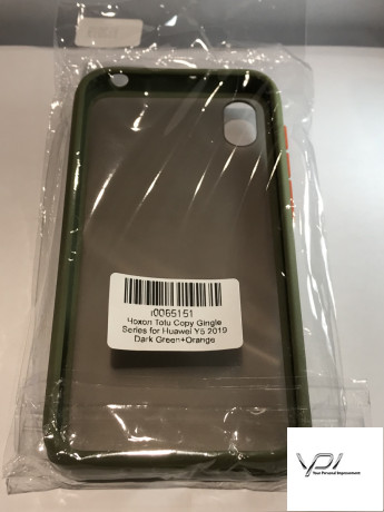 Чохол Totu Copy Gingle Series for Huawei Y5 2019 Dark Green+Orange
