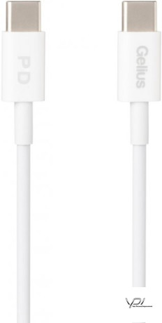 USB Cable Gelius Contact GP-UC111 60W Type-C/Type-C White (1m) (12 мес)