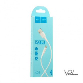 USB Cable Hoco X25 Soarer MicroUSB White 1m