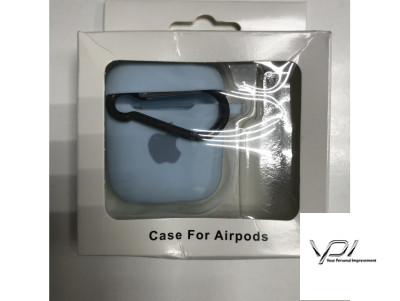 Чохол Silicone case for AirPods ligth blue