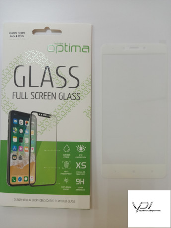 Захисне скло Full Screen Xiaomi Redmi Note 4 White
