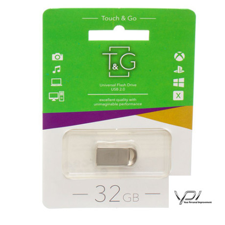 USB Flash Drive TG 32gb Metal 107 (Сталевий)