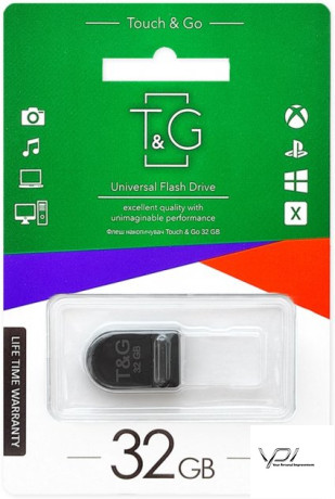 USB Flash 32Gb T&amp;G Shorty 010 Black