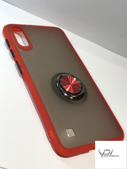 Чохол Totu Copy Ring Case Samsung A10 Red+Black
